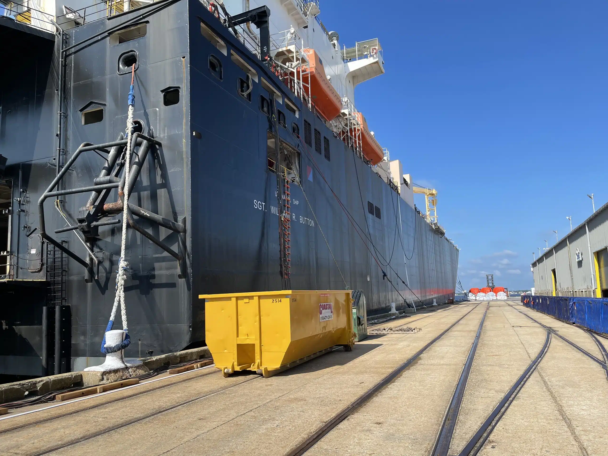 Coastal Container at the Port of Pensacola